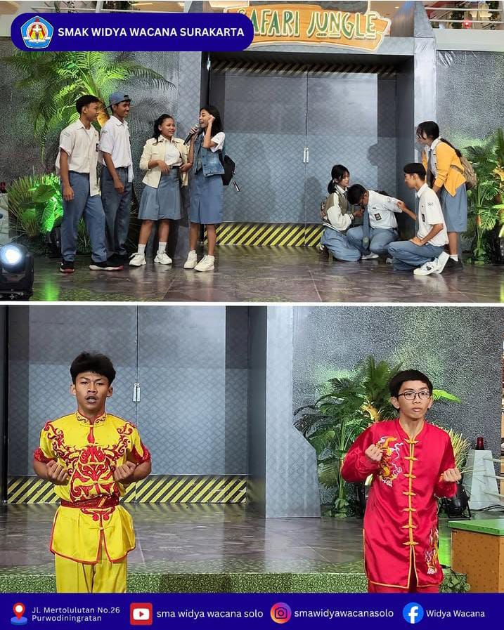 berita, Siswa-siswi SMA Widya Wacana tampil di Pakuwon Mall, sma widya wacana, widya wacana, ysk,  yayasan sekolah kristen, yayasan, surakarta, sma
