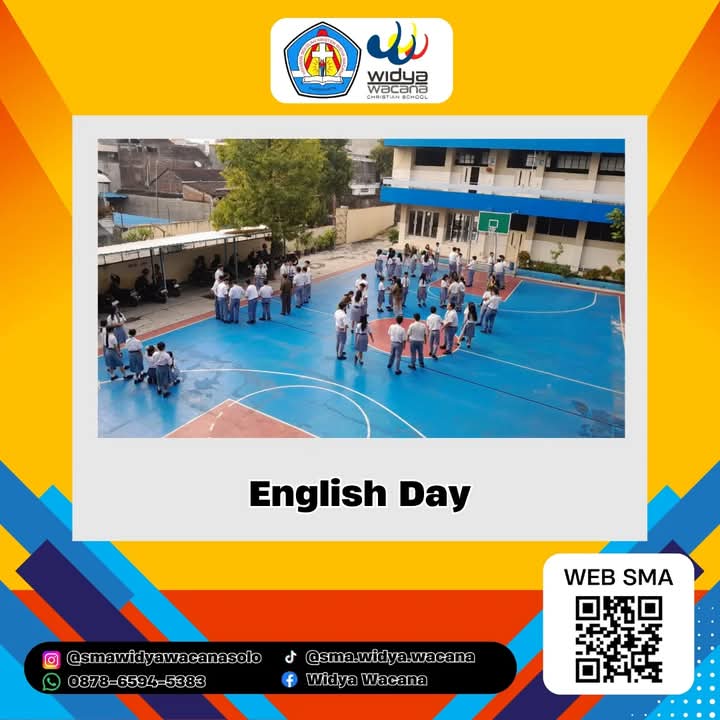 English Day 2025, sma widya wacana, widya wacana, ysk,  yayasan sekolah kristen, yayasan, surakarta, sma