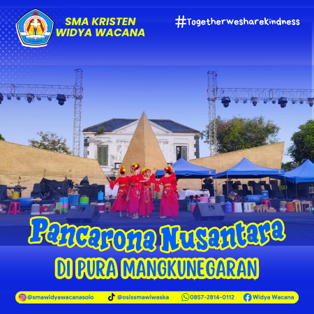 Pancarona Nusantara 2024, sma widya wacana, widya wacana, ysk,  yayasan sekolah kristen, yayasan, surakarta, sma