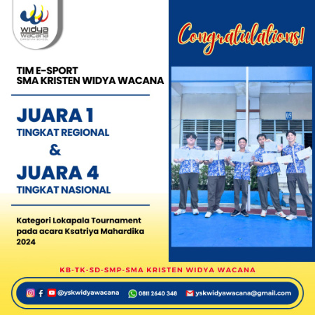 prestasi, sma widya wacana, widya wacana, ysk,  yayasan sekolah kristen, yayasan, surakarta, sma
